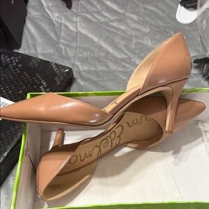Sam Edelman Tan Pointed Heels